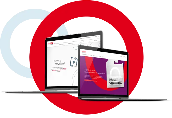 EASY-LIZE - das Portal für Verpackungslizenz von EKO-PUNKT - Teaser nachhaltige  Partner Remondis Gruppe und EKO-PUNKT Macbook Notebook online